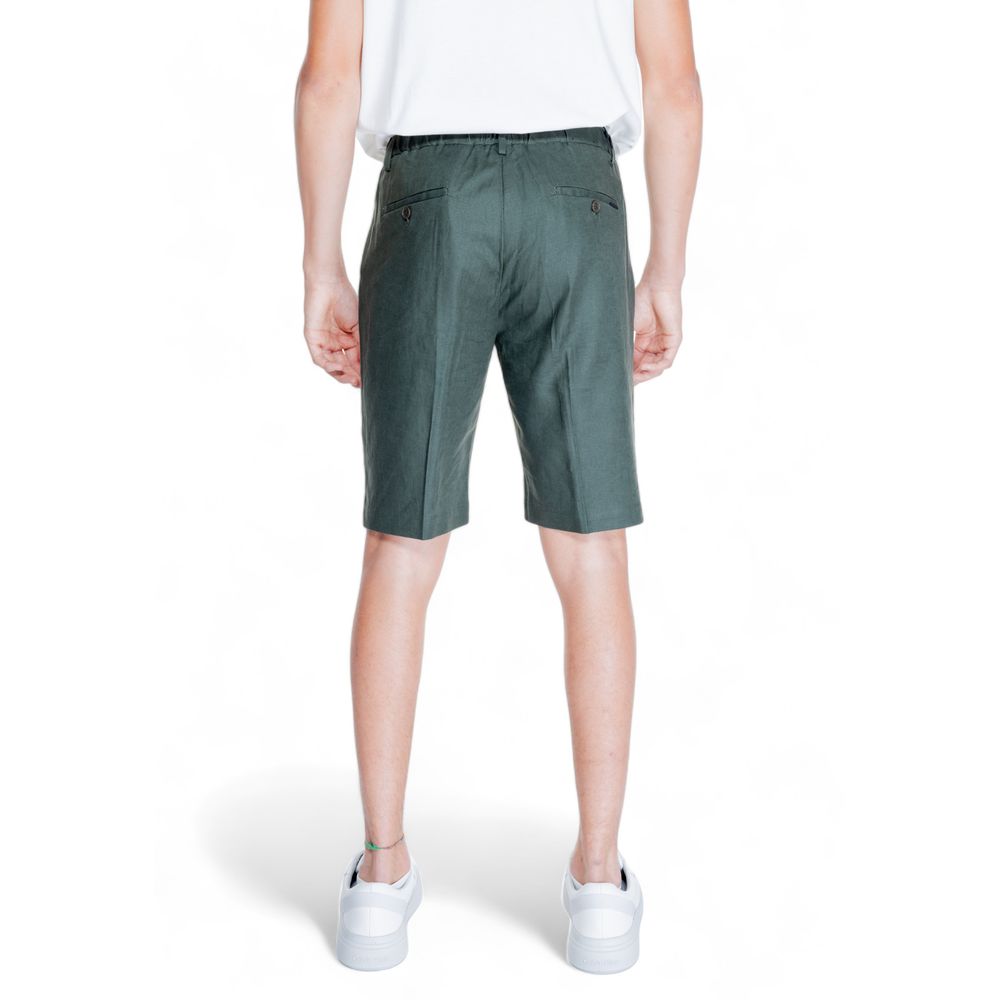 Antony Morato Bermuda en lin vert