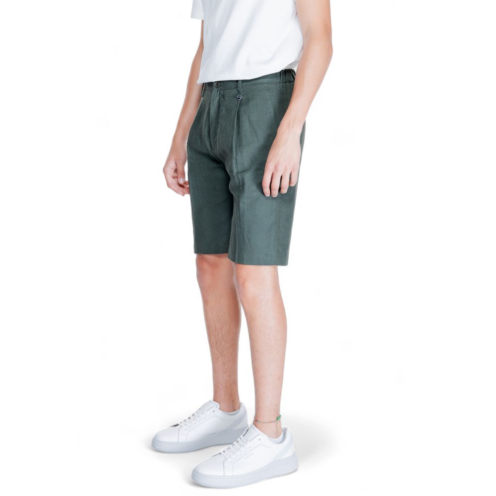 Antony Morato Bermuda en lin vert