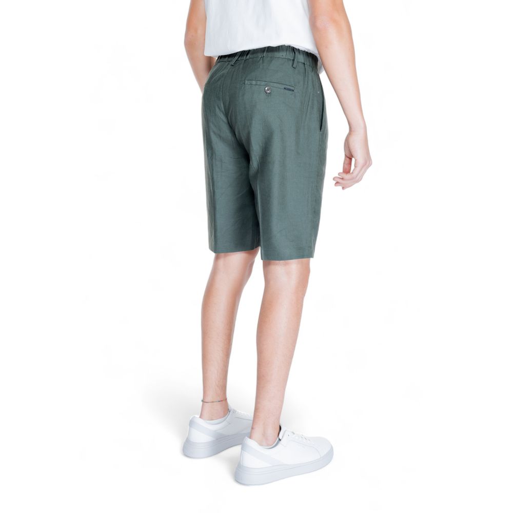 Antony Morato Bermuda en lin vert