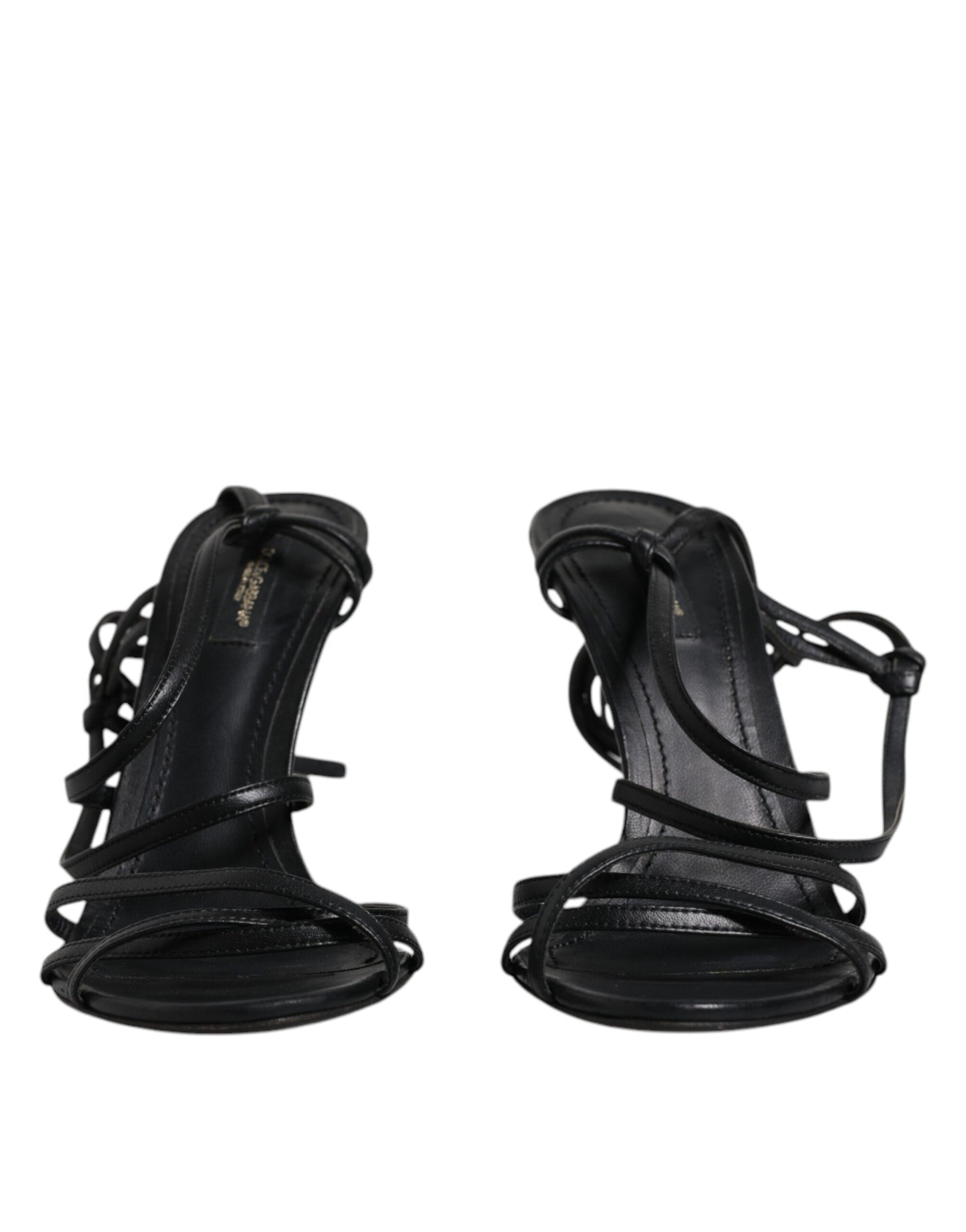 Sandales à talons hauts Keira Dolce & Gabbana en cuir noir