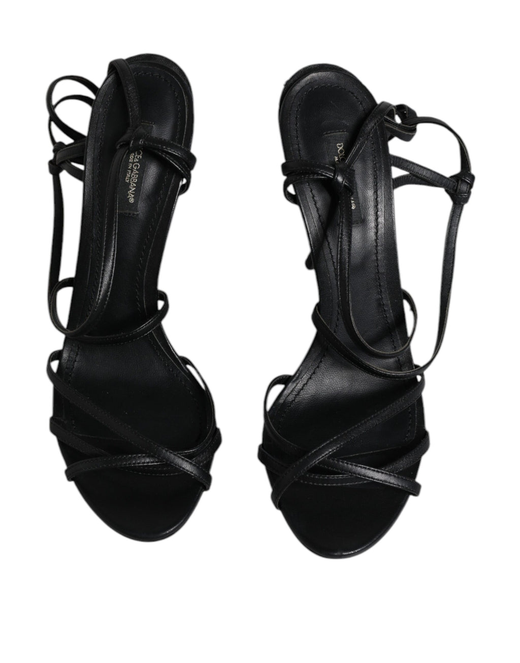 Sandales à talons hauts Keira Dolce & Gabbana en cuir noir