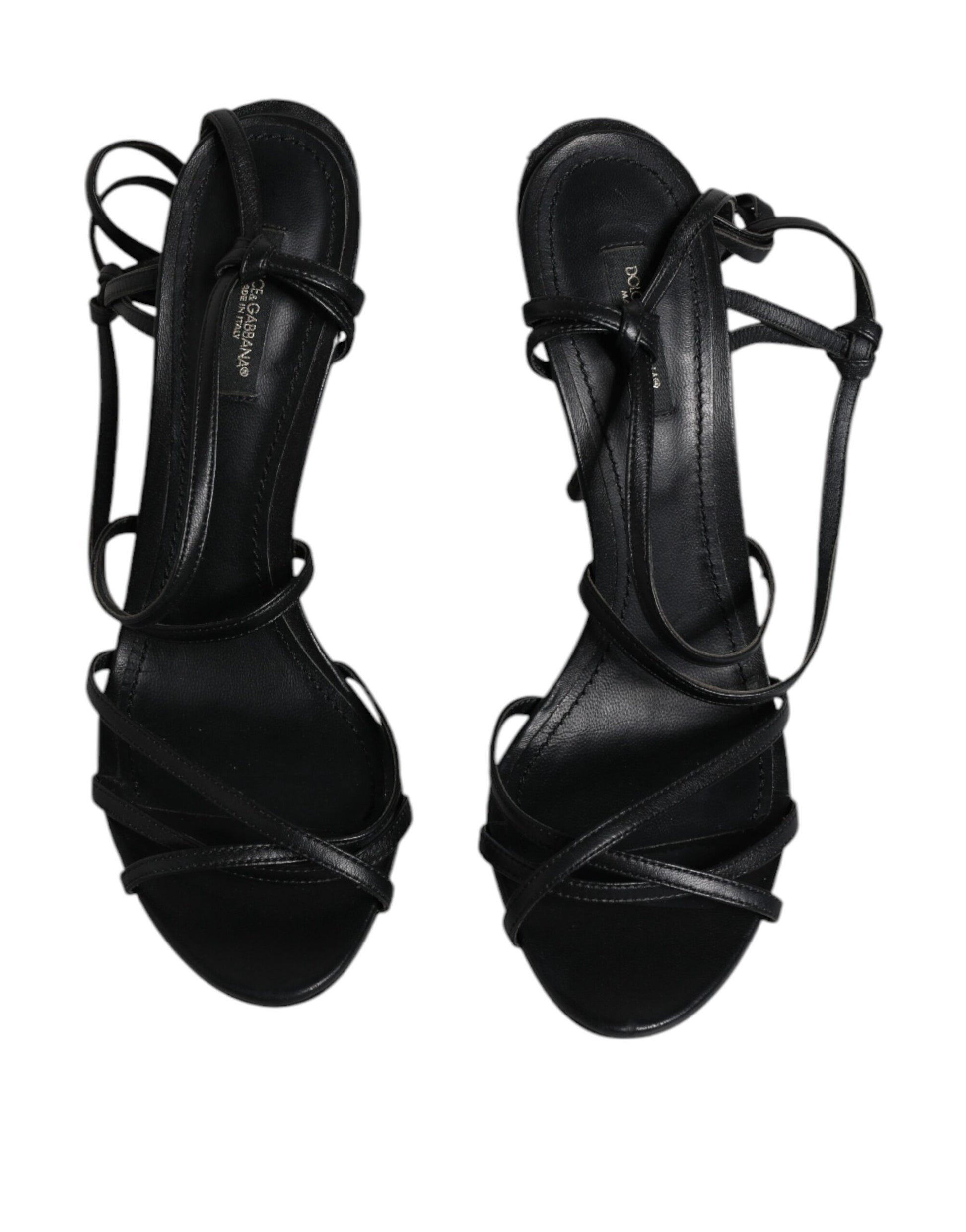 Sandales à talons hauts Keira Dolce & Gabbana en cuir noir