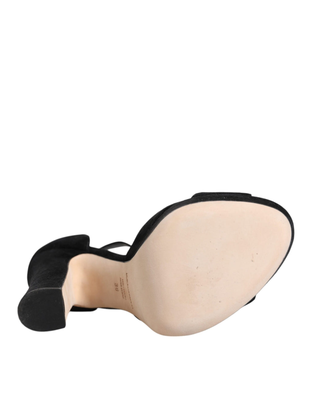 Dolce & Gabbana Escarpins compensés en cuir noir
