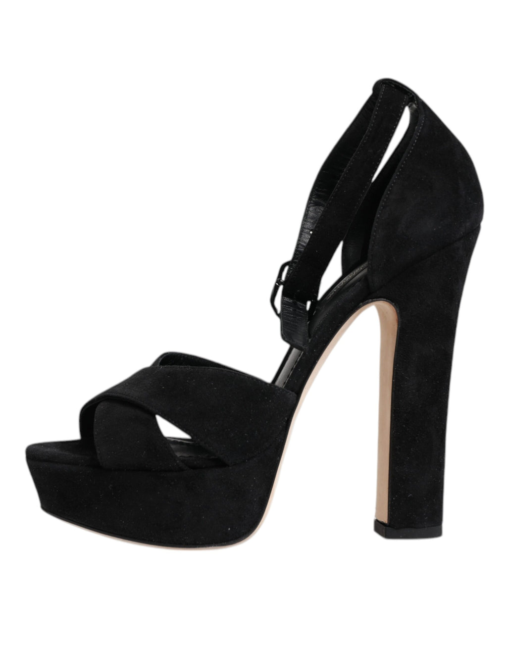 Dolce & Gabbana Escarpins compensés en cuir noir
