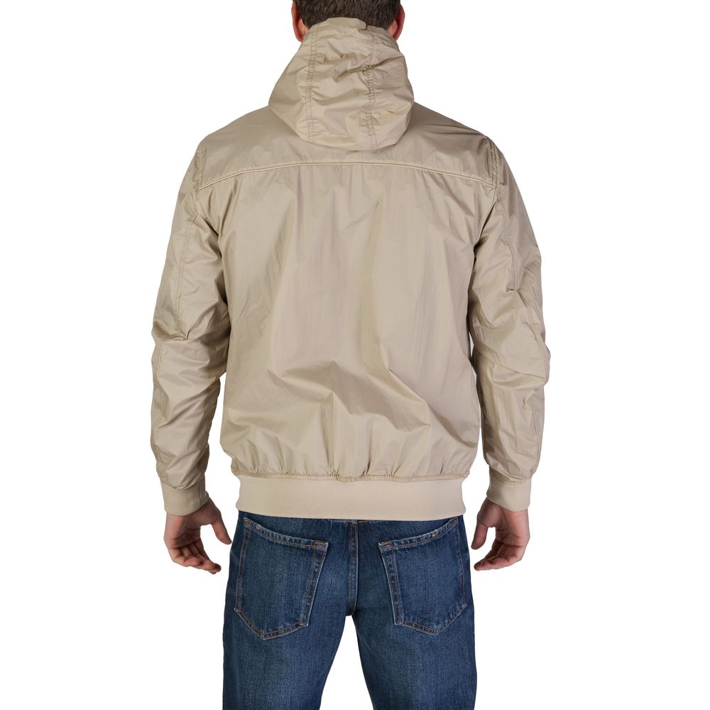 Hamaki-Ho Beige Nylon Jacken &amp; Mantel