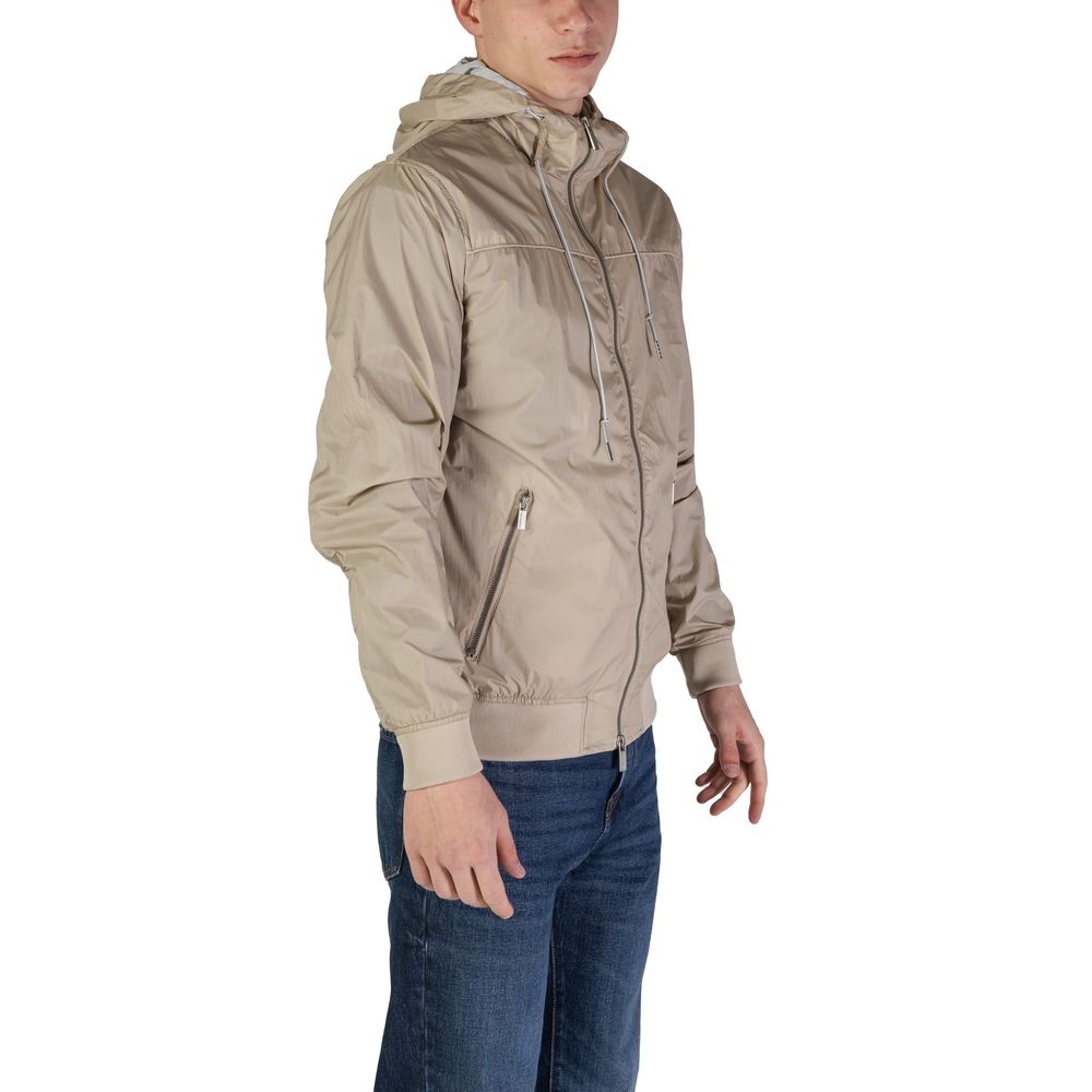 Hamaki-Ho Beige Nylon Jacken &amp; Mantel