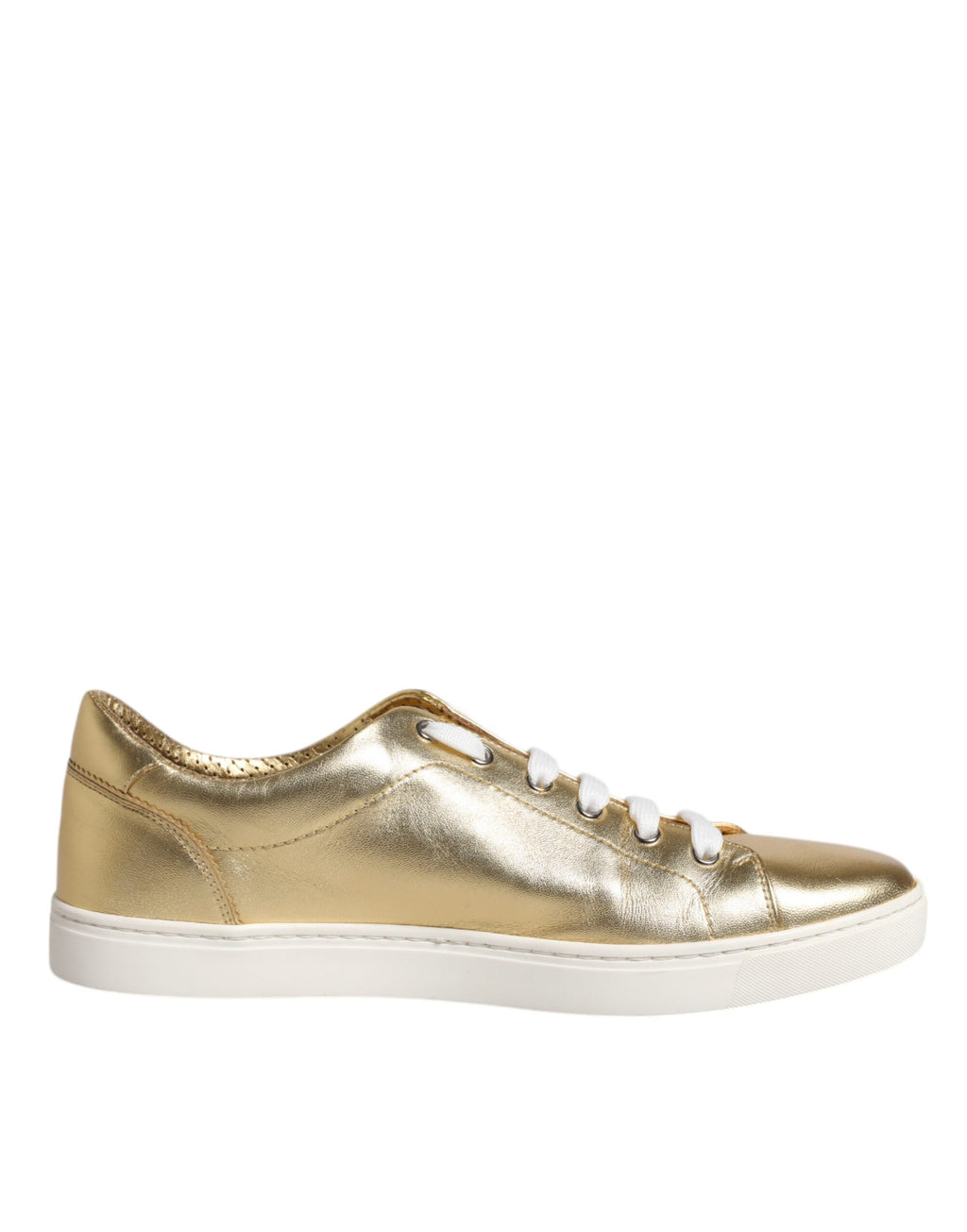 Dolce & Gabbana Baskets Hommes Cuir Or Logo London