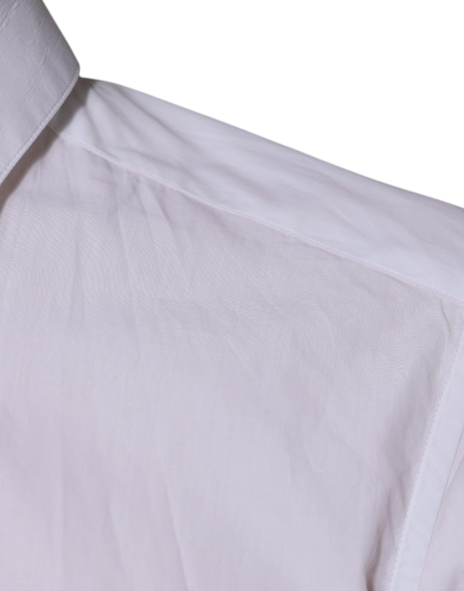 Chemise de cérémonie Dolce & Gabbana en coton blanc à manches longues