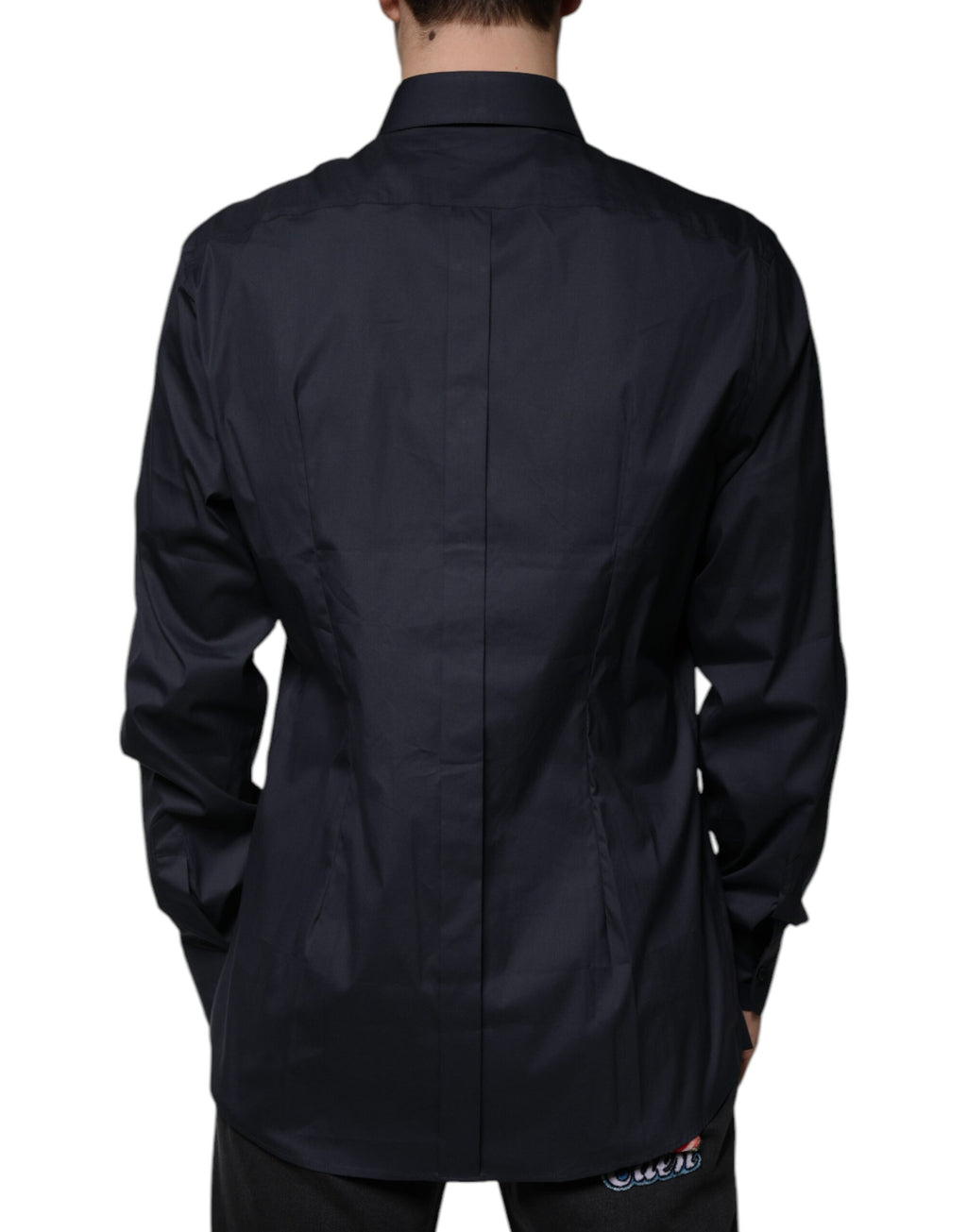 Chemise de soirée Dolce & Gabbana en coton mélangé noir et doré