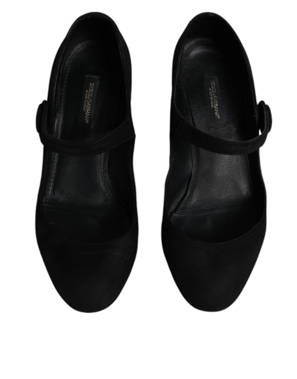 Chaussures à talons KEIRA en cuir suédé noir Dolce & Gabbana