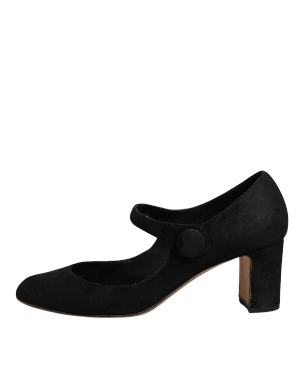 Chaussures à talons KEIRA en cuir suédé noir Dolce & Gabbana