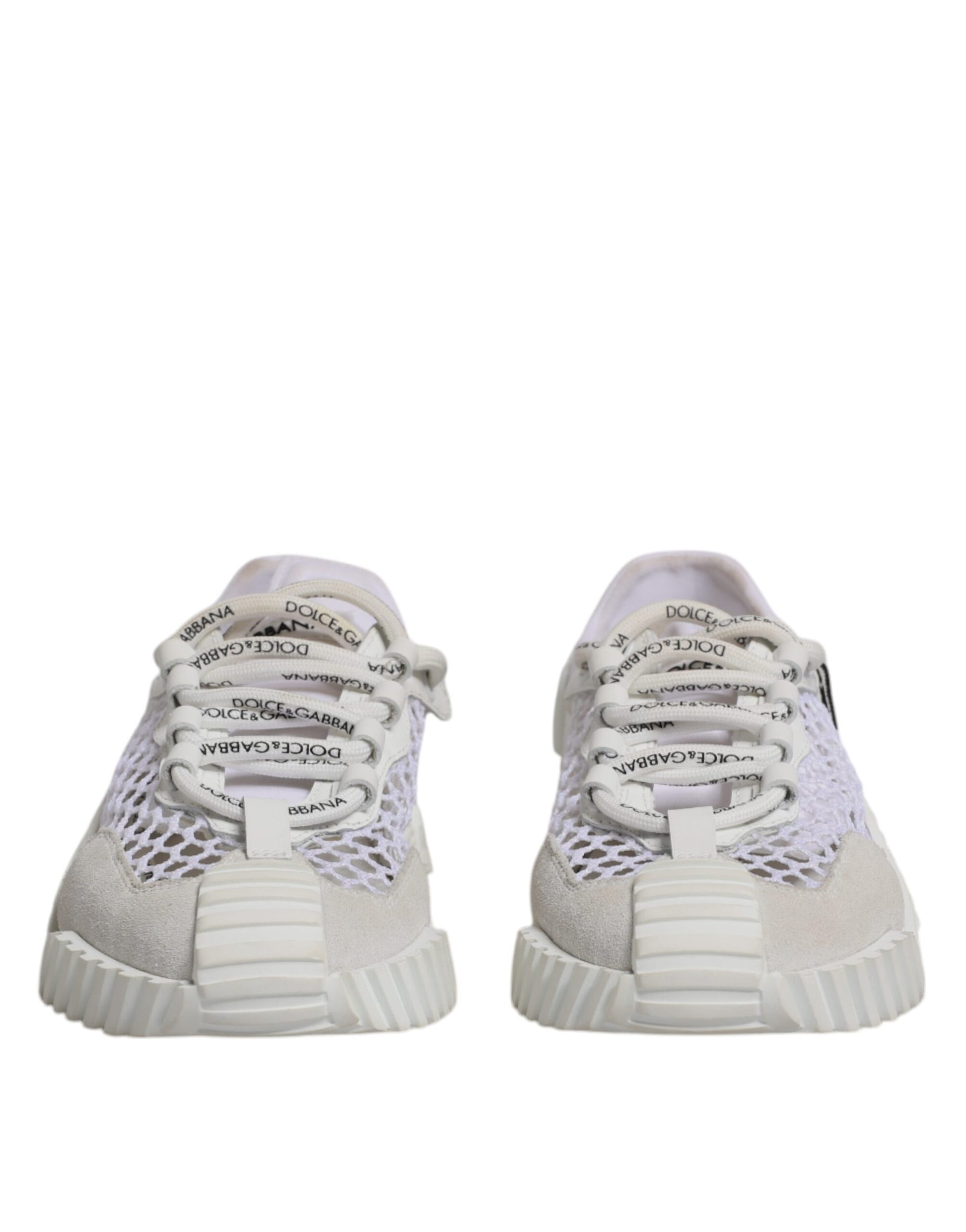 Chaussures de sport basses NS1 en maille blanche Dolce & Gabbana