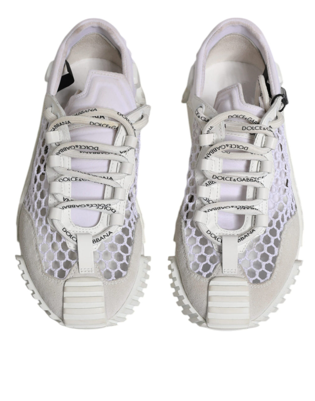 Chaussures de sport basses NS1 en maille blanche Dolce & Gabbana