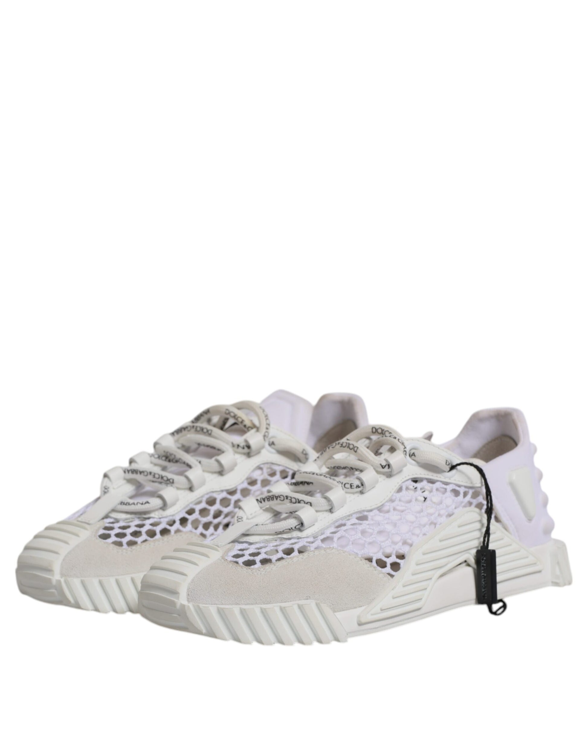 Chaussures de sport basses NS1 en maille blanche Dolce & Gabbana