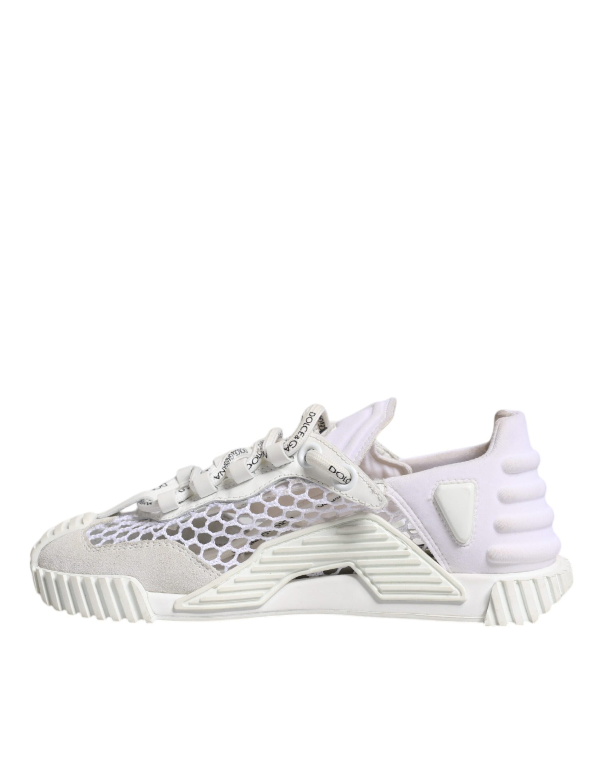 Chaussures de sport basses NS1 en maille blanche Dolce & Gabbana