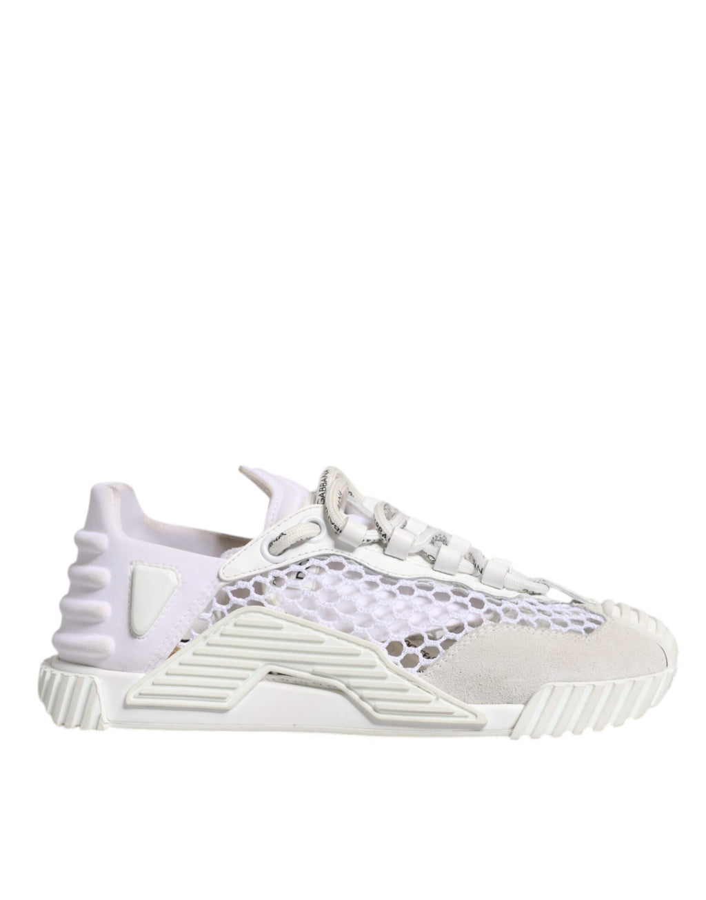 Chaussures de sport basses NS1 en maille blanche Dolce & Gabbana