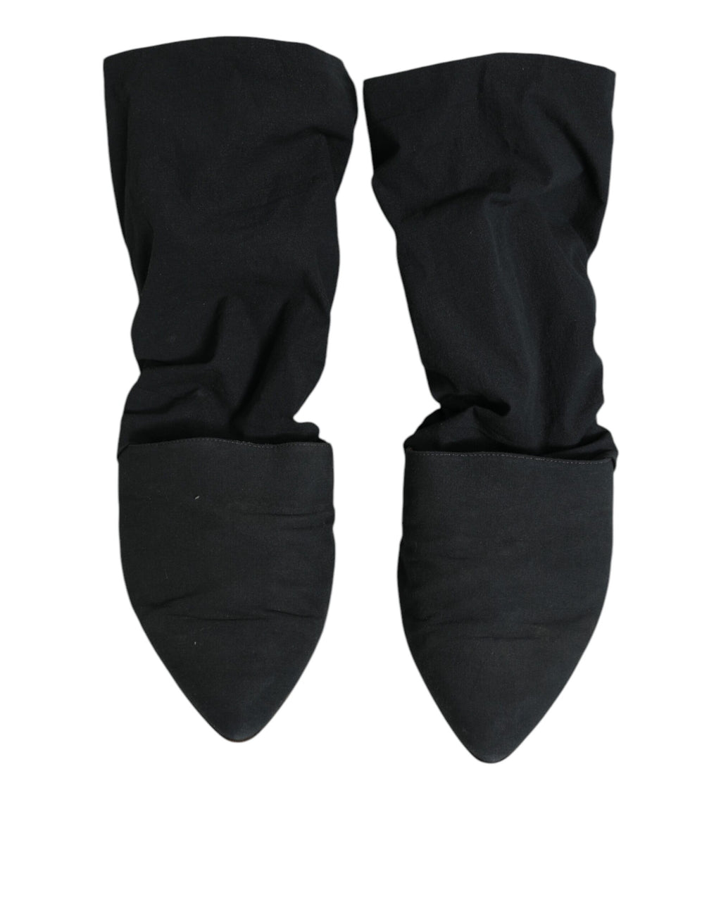 Chaussures-bottes-chaussettes montantes vertes en coton Dolce & Gabbana