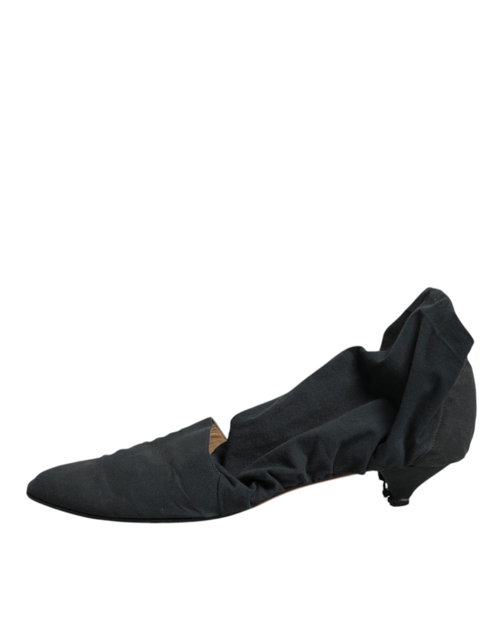 Chaussures-bottes-chaussettes montantes vertes en coton Dolce & Gabbana