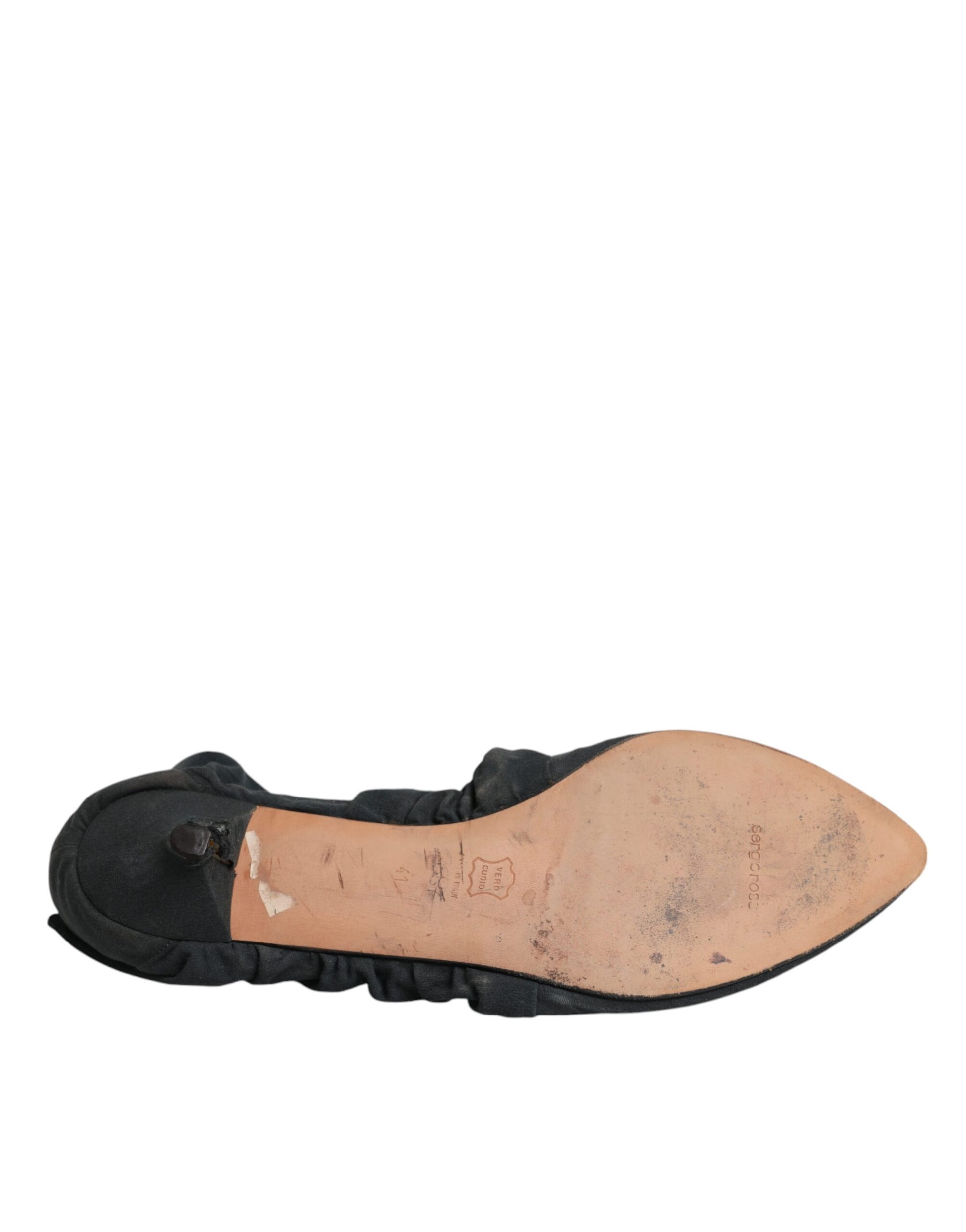 Chaussures-bottes-chaussettes montantes vertes en coton Dolce & Gabbana