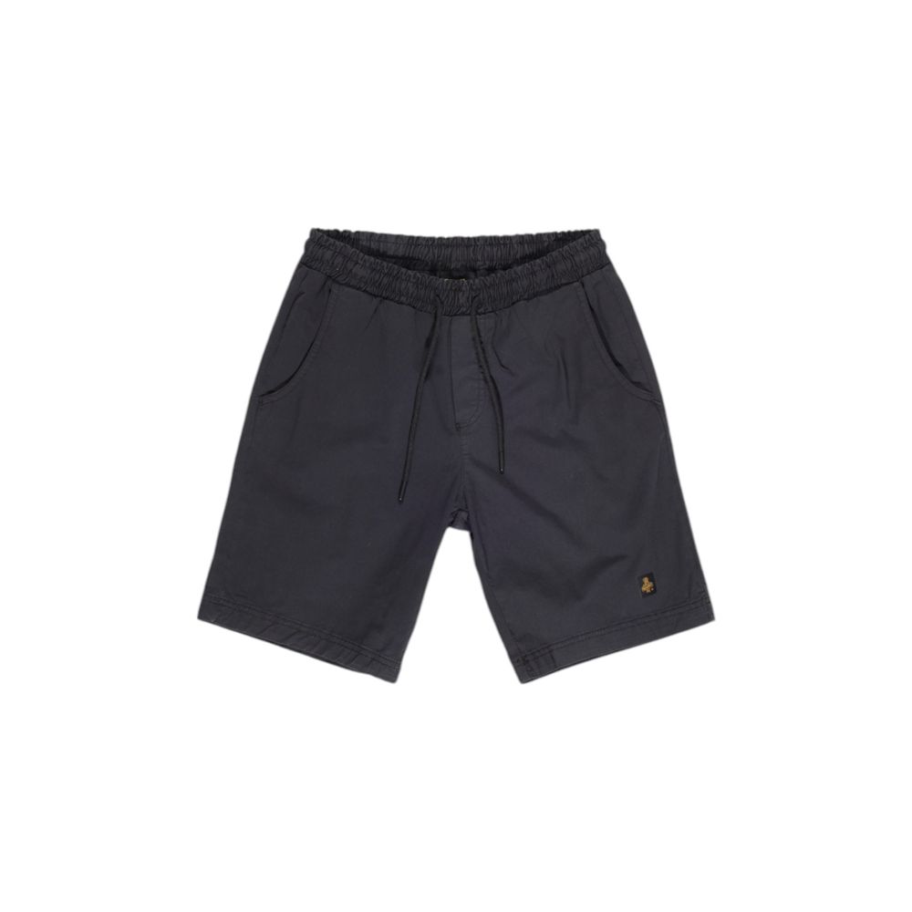 Schwarze Bermudashorts aus Baumwolle von Refrigiwear