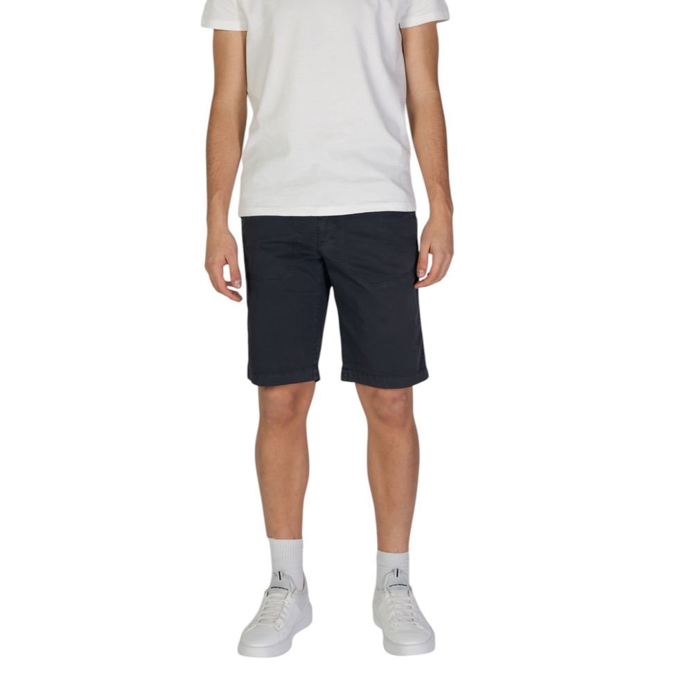 Refrigiwear Blaue Baumwoll-Bermuda