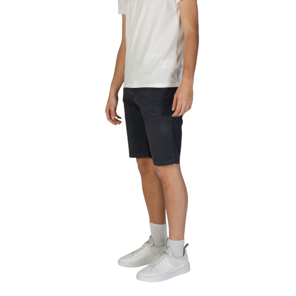 Refrigiwear Blaue Baumwoll-Bermuda