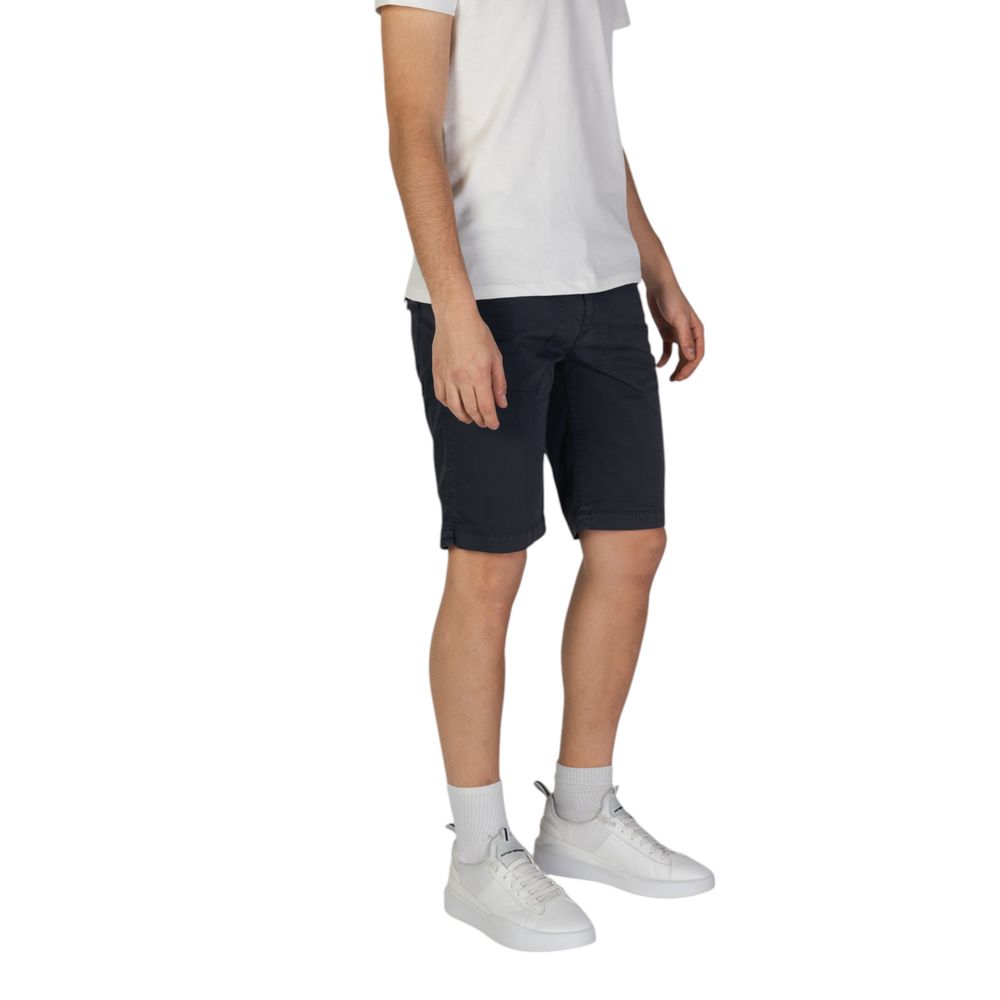 Refrigiwear Blaue Baumwoll-Bermuda