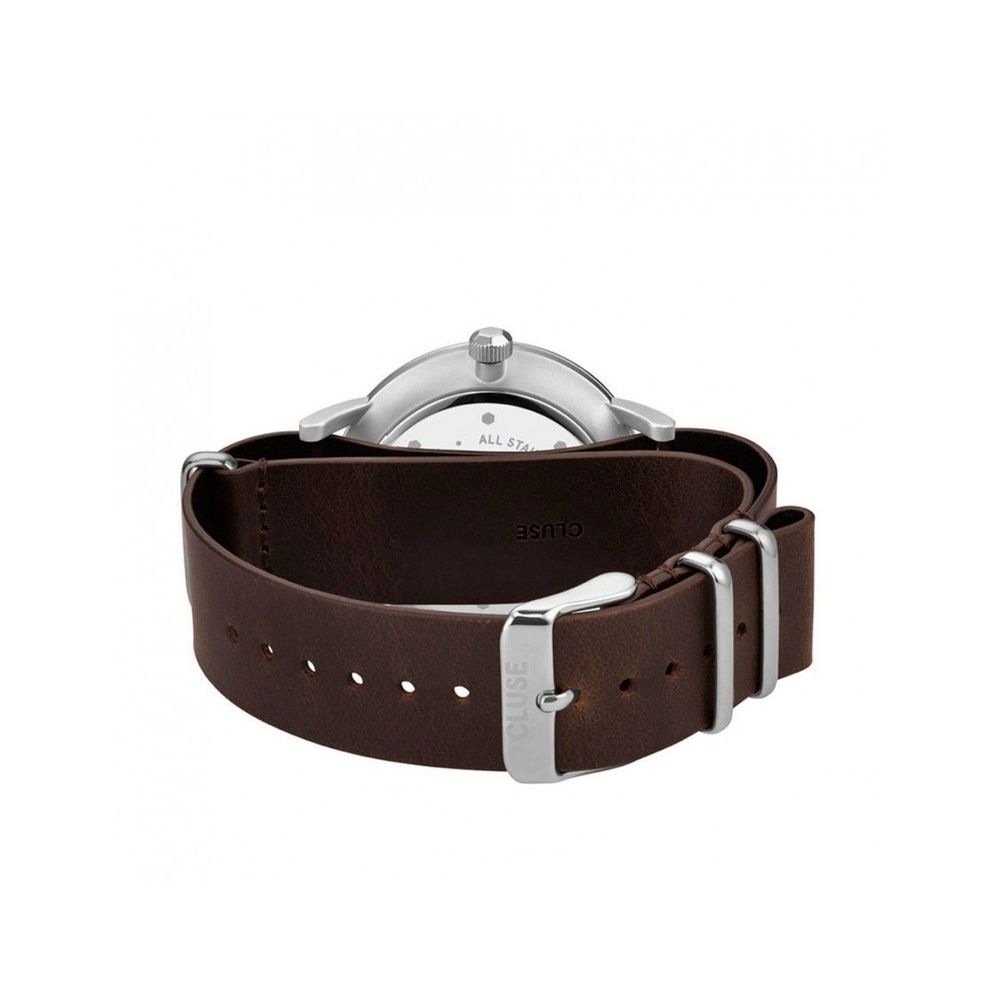 Cluse – Braune Lederuhr