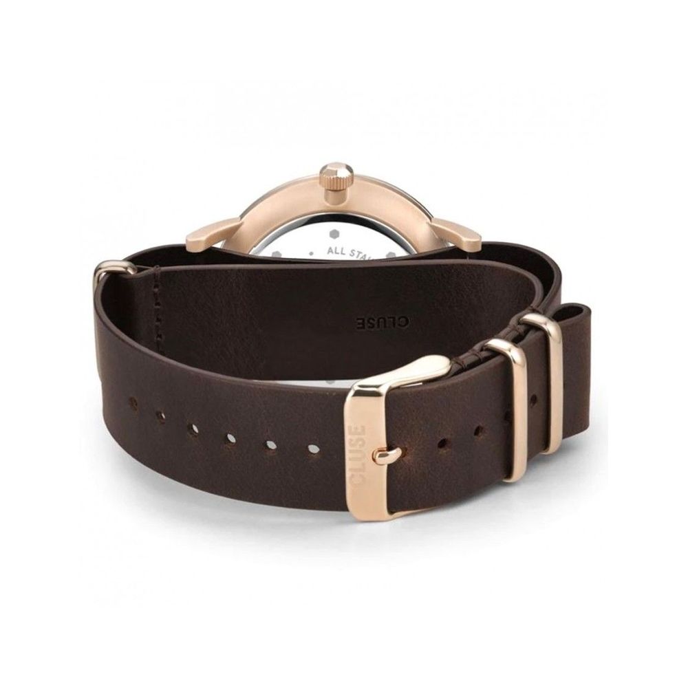 Cluse – Braune Lederuhr