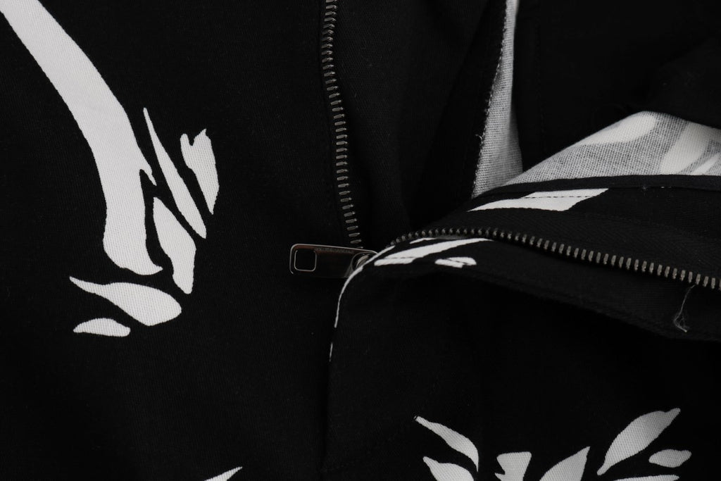 Pantalon Dolce & Gabbana Tree en coton stretch noir