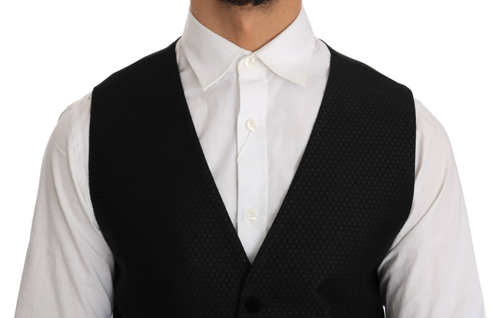 Gilet Dolce & Gabbana motif pois noir