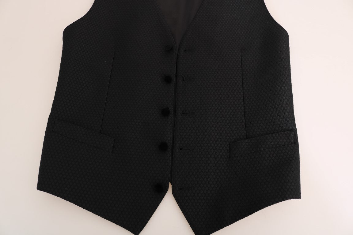 Gilet Dolce & Gabbana motif pois noir