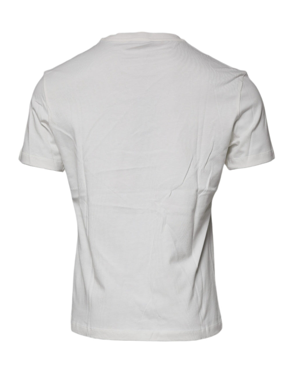 T-shirt en coton blanc à col rond et imprimé Méduse Versace