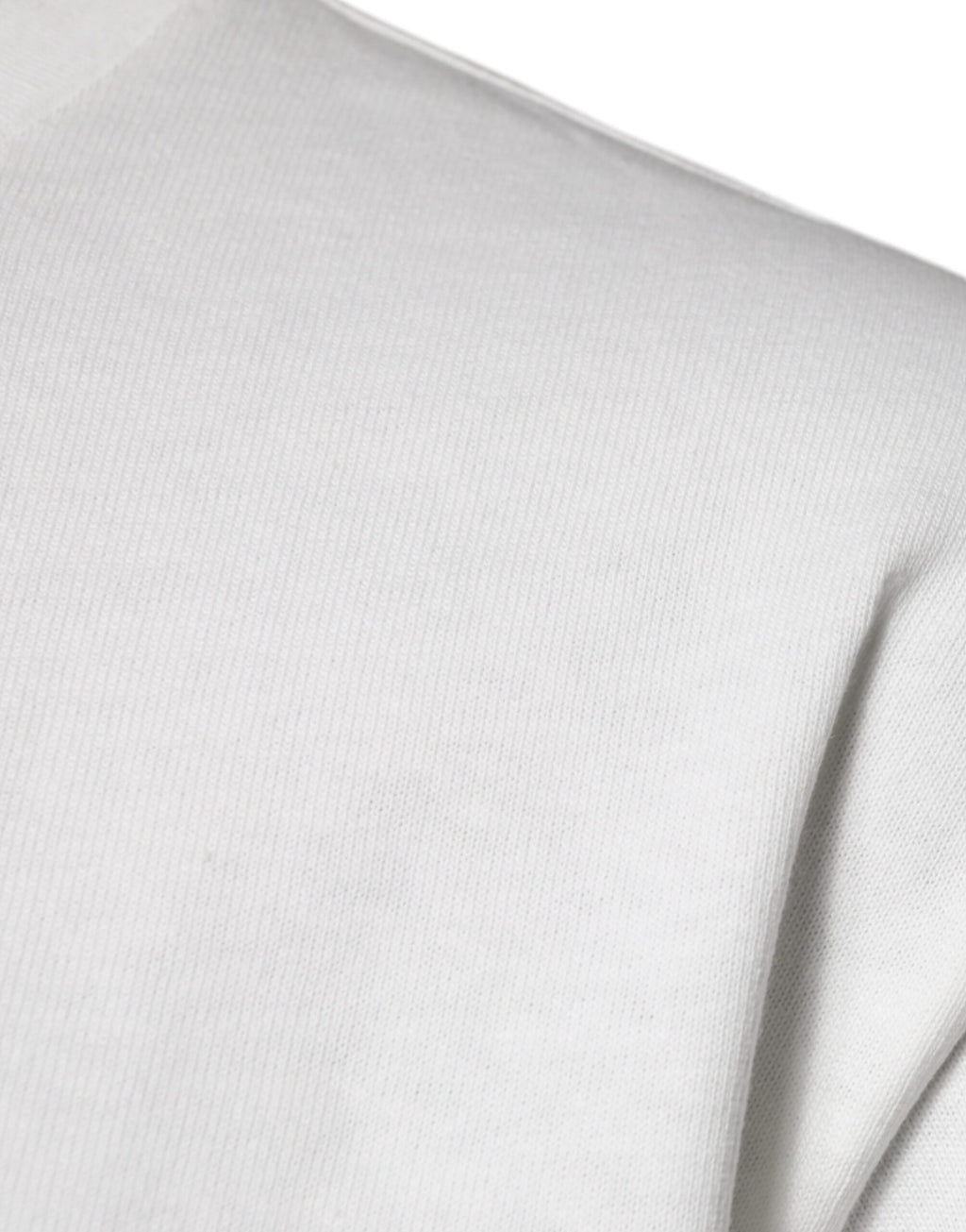 T-shirt Dolce & Gabbana blanc col rond manches courtes logo DG