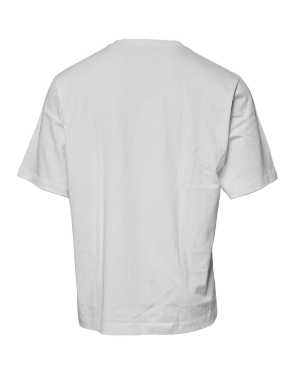 T-shirt Dolce & Gabbana blanc col rond manches courtes logo DG