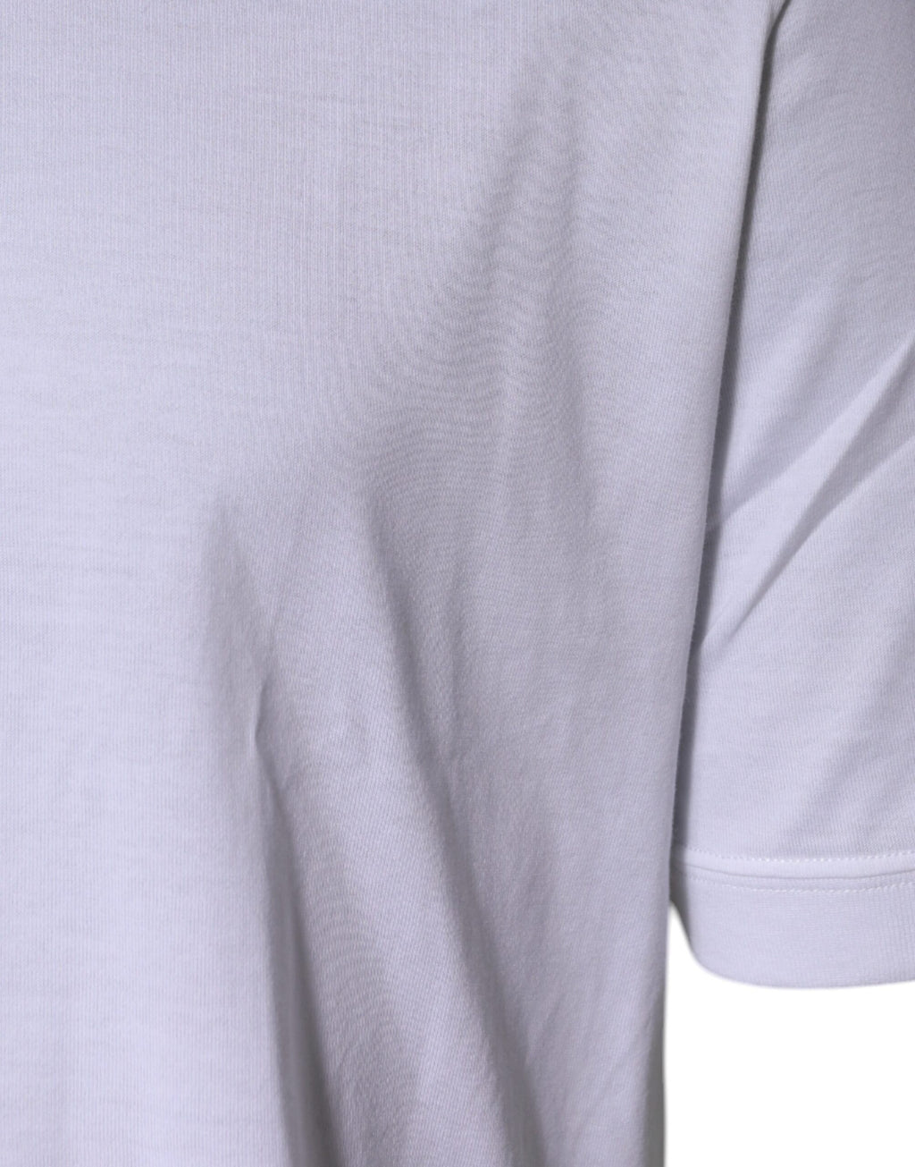 T-shirt Dolce & Gabbana en coton blanc à col rond et manches courtes