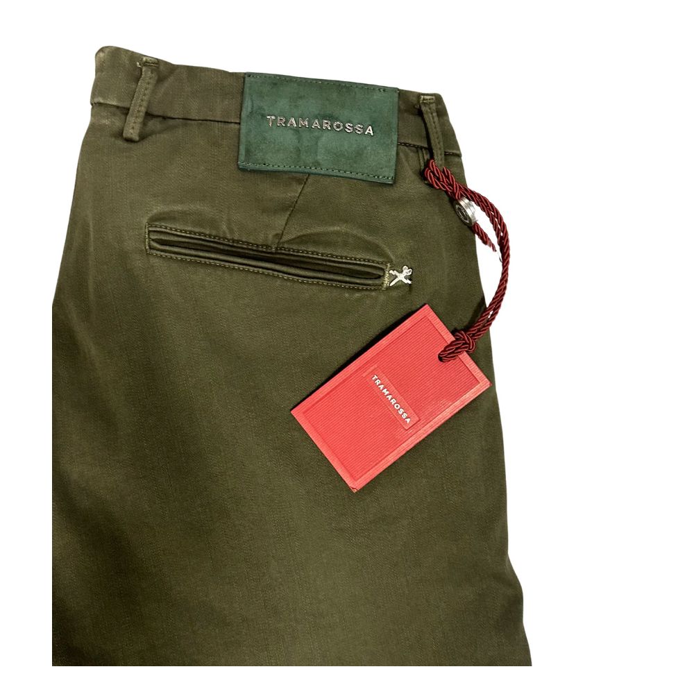 Tramarossa Grüne Jeans und Hose aus Baumwolle