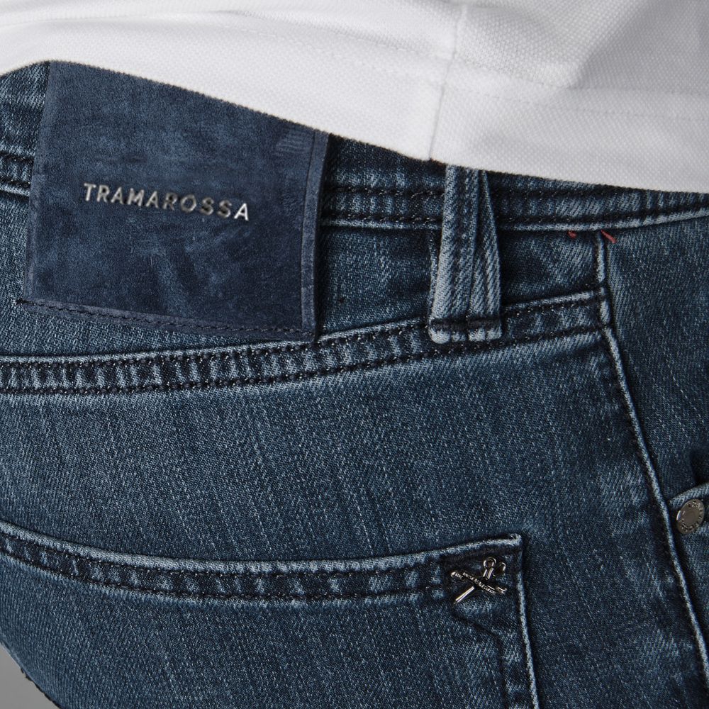 Tramarossa Blaue Jeans und Hose aus Baumwolle