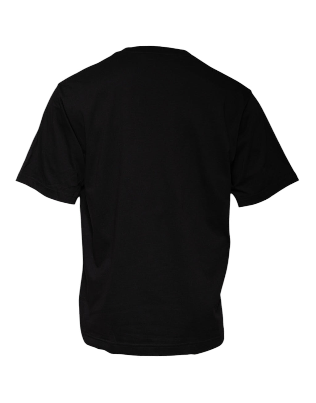 T-shirt ras du cou en coton noir à logo imprimé Dolce & Gabbana