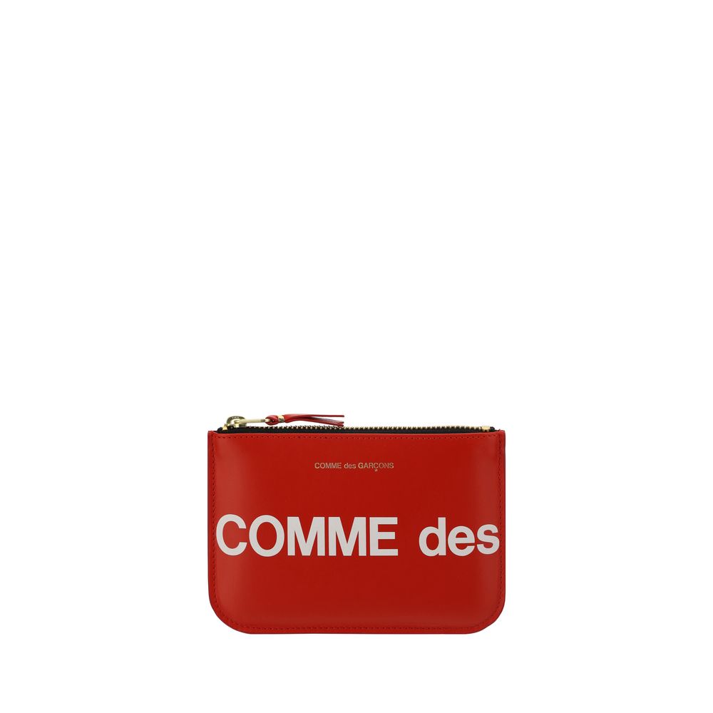 Portefeuille Comme Des Garçons en Cuir de Veau Multicolore Bos Taurus