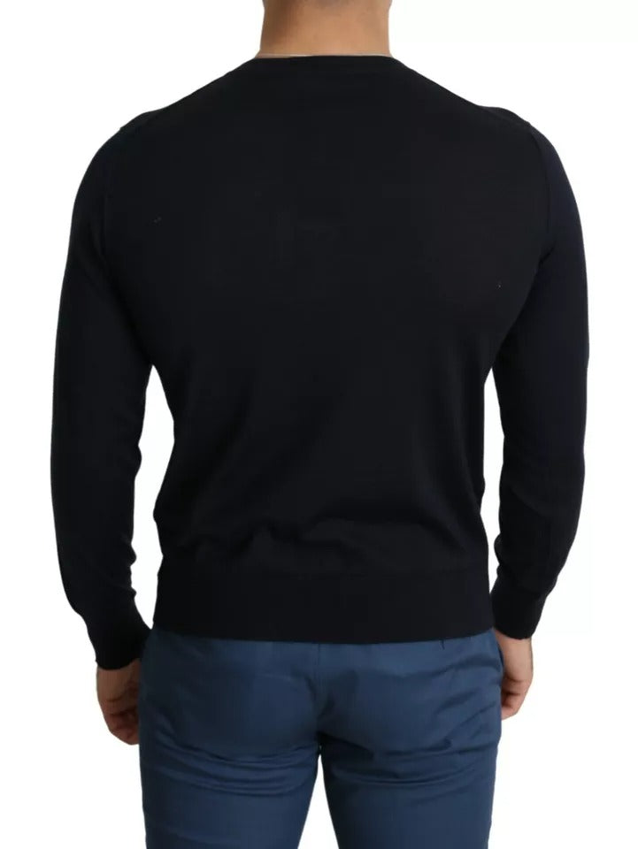 Dolce & Gabbana Pull col rond en cachemire noir