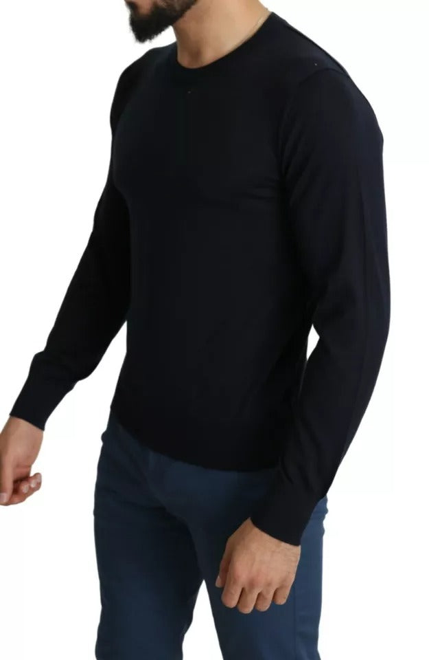 Dolce & Gabbana Pull col rond en cachemire noir