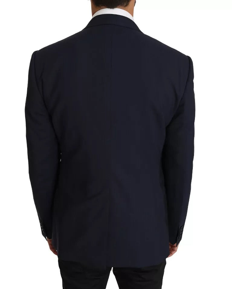 Dolce & Gabbana Ensemble 2 pièces Blazer et Gilet MARTINI en Laine Bleue