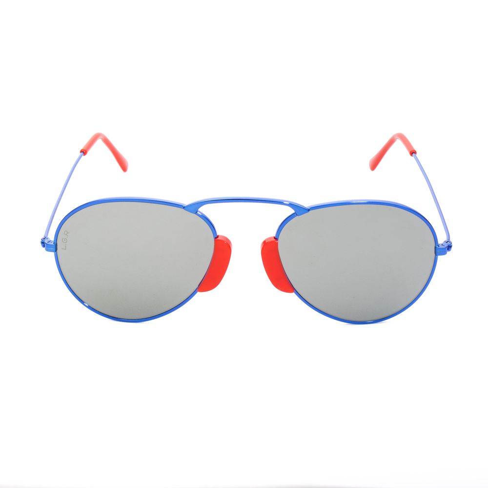 LGR Sonnenbrille aus blauem Metall