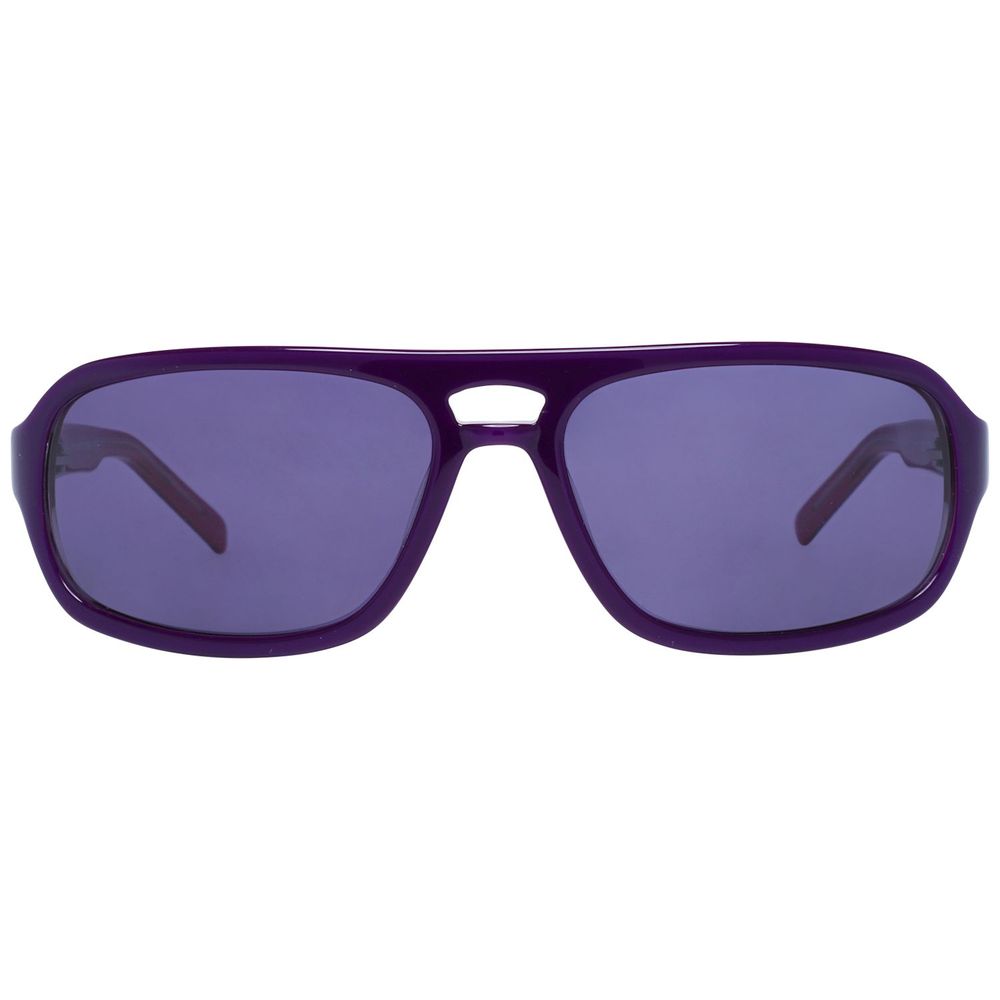Plus de lunettes de soleil en plastique violettes