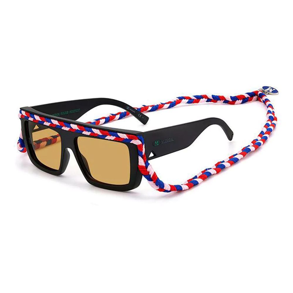 Lunettes de soleil M Missoni en résine noire