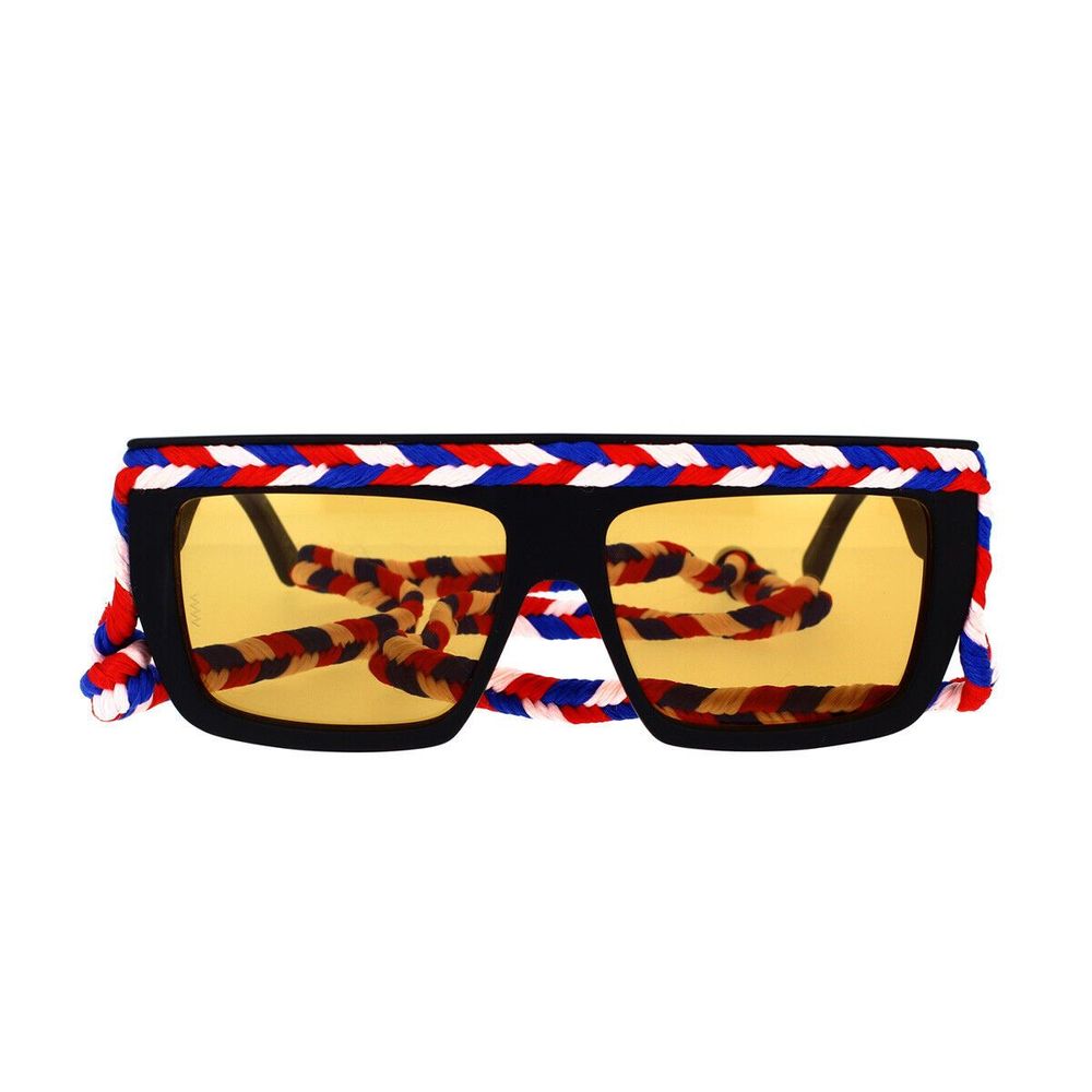 Lunettes de soleil M Missoni en résine noire