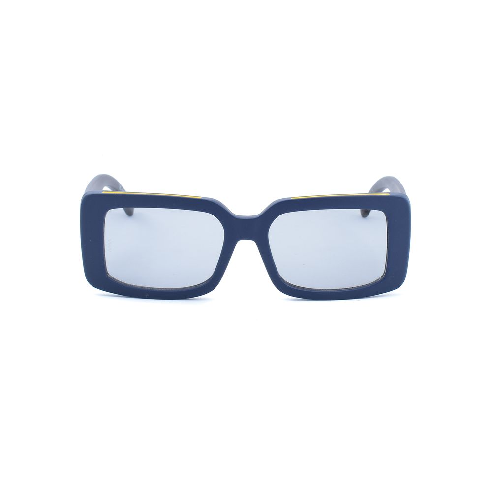 Lunettes de soleil M Missoni en résine bleue