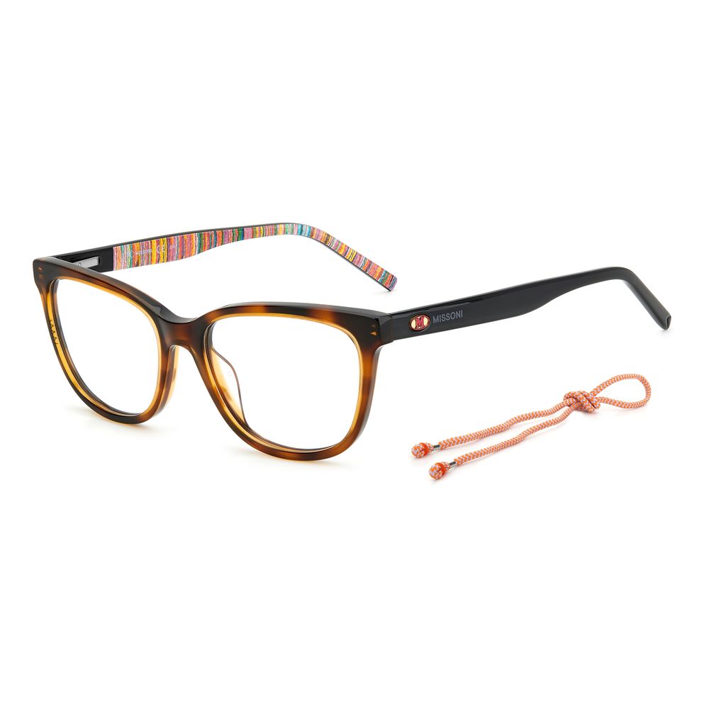 Lunettes (monture) en acétate marron M Missoni