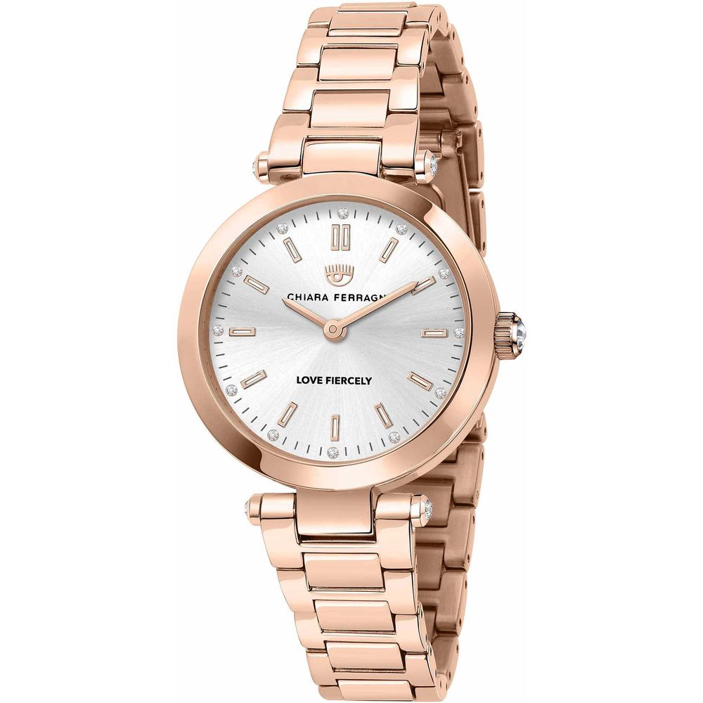Montre habillée multicolore en acier inoxydable Chiara Ferragni